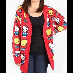 Japanla Hello kitty vs Simpson’s sweater small